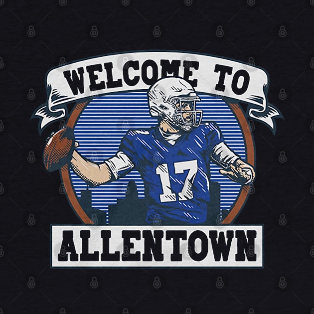 Josh Allen Welcome To Allentown by Chunta_Design